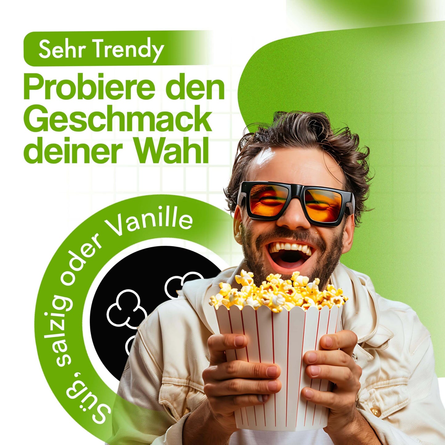 Popcorn-Mais im grossen 2500 g Beutel