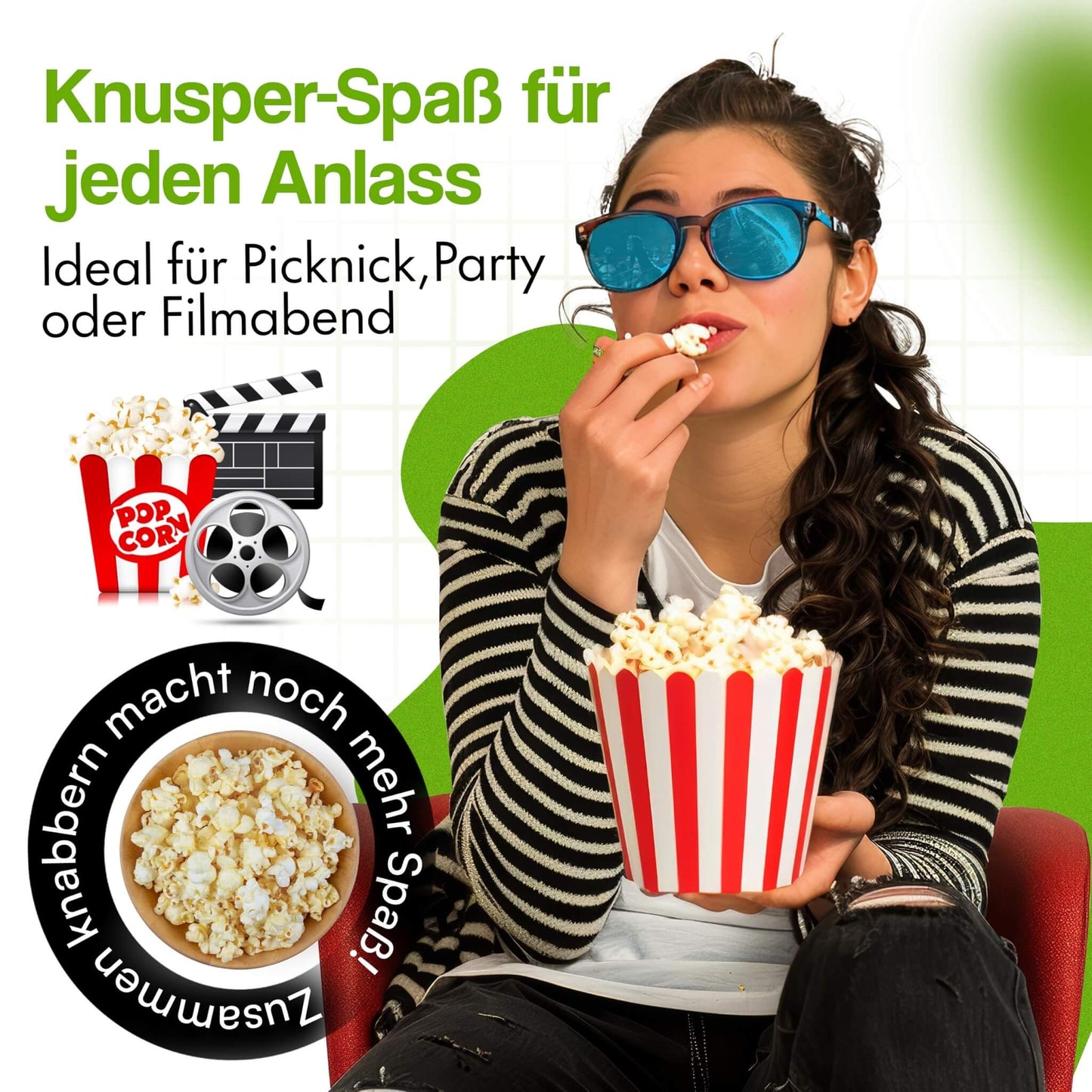 Popcorn-Mais im grossen 2500 g Beutel