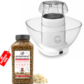 Family Time Popcorn Automat WEISS + 1250g Mais SALZIG