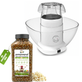 Family Time Popcorn Automat WEISS + 1250g Mais SÜSS