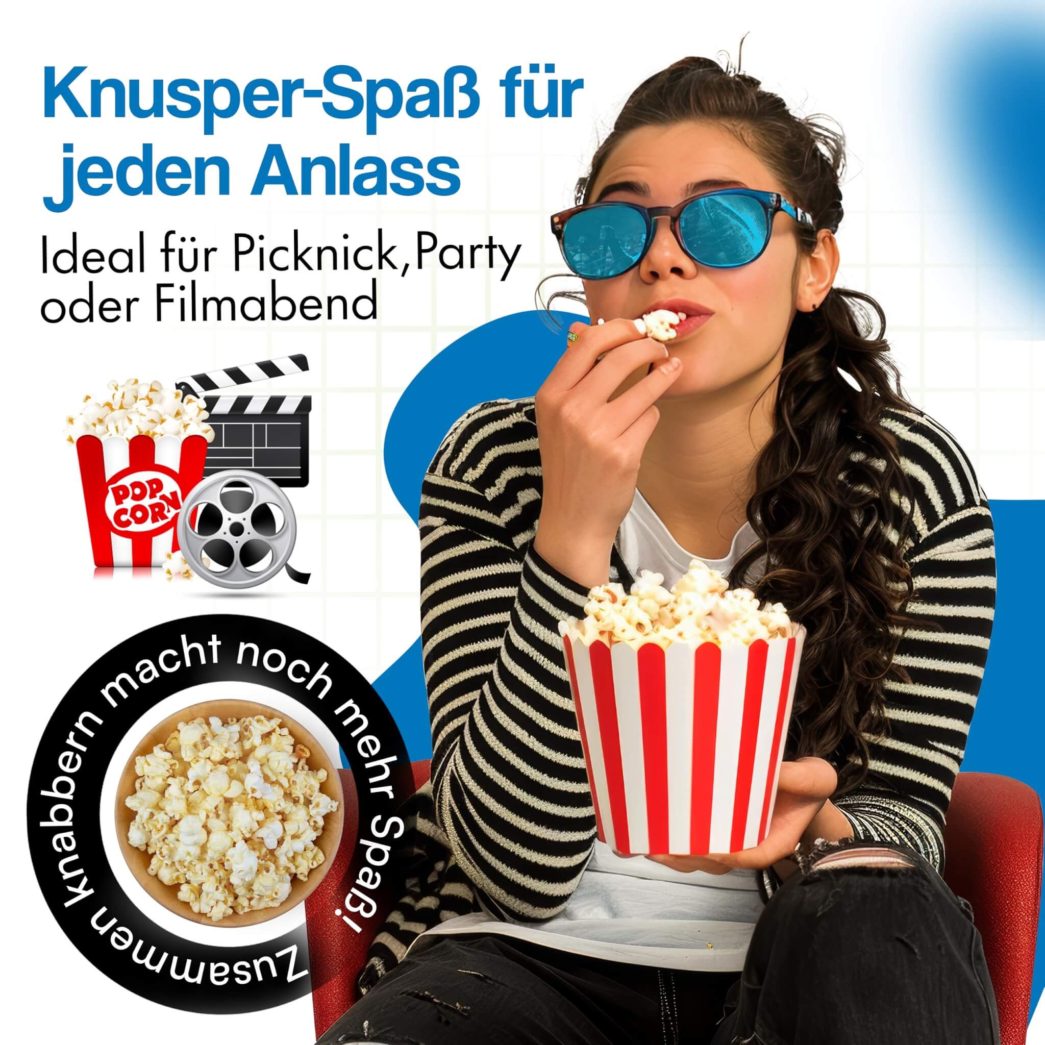 Popcorn-Mais vanille im 1250g Becher