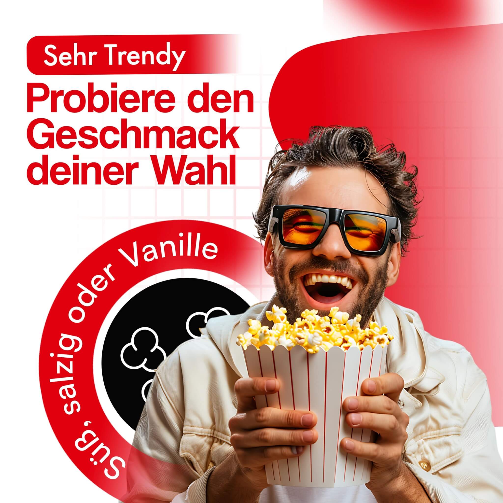 Popcorn-Mais salzig im 1250g Becher