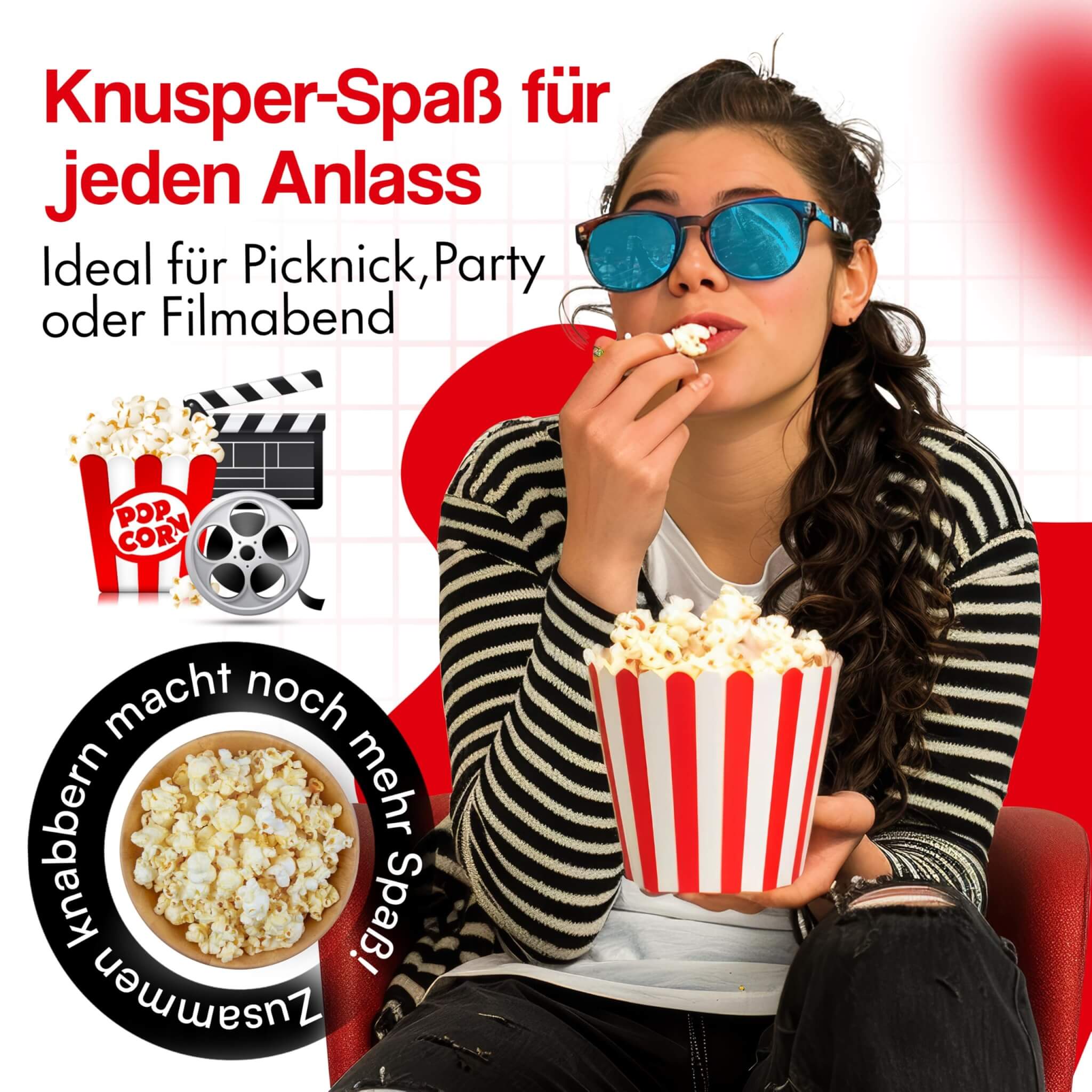 Popcorn-Mais salzig im 1250g Becher