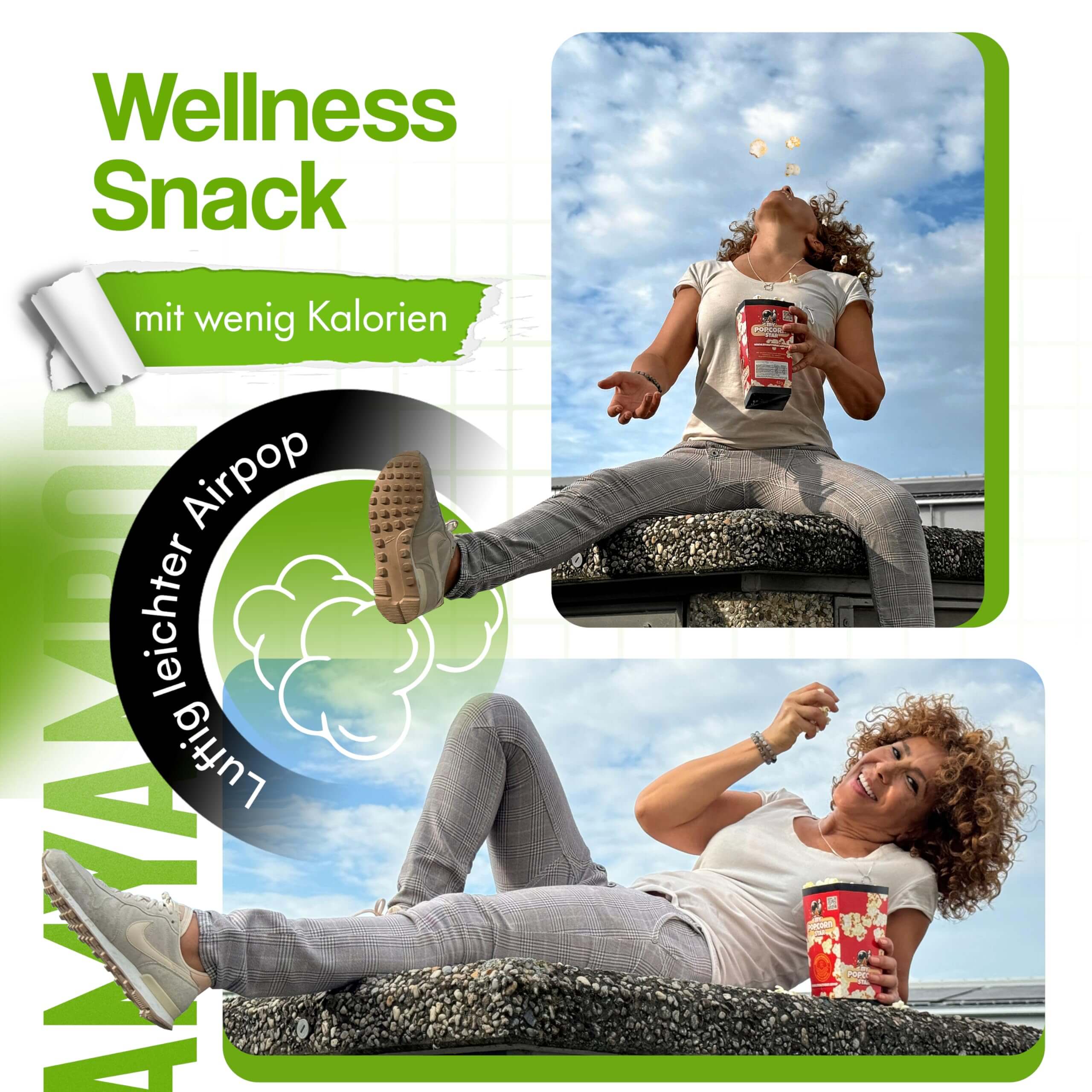 Popcorn-Mais süss im 1250g Becher